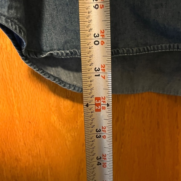 Men's Cardinal Denim Button-Down Shirt - Picture 6 of 13